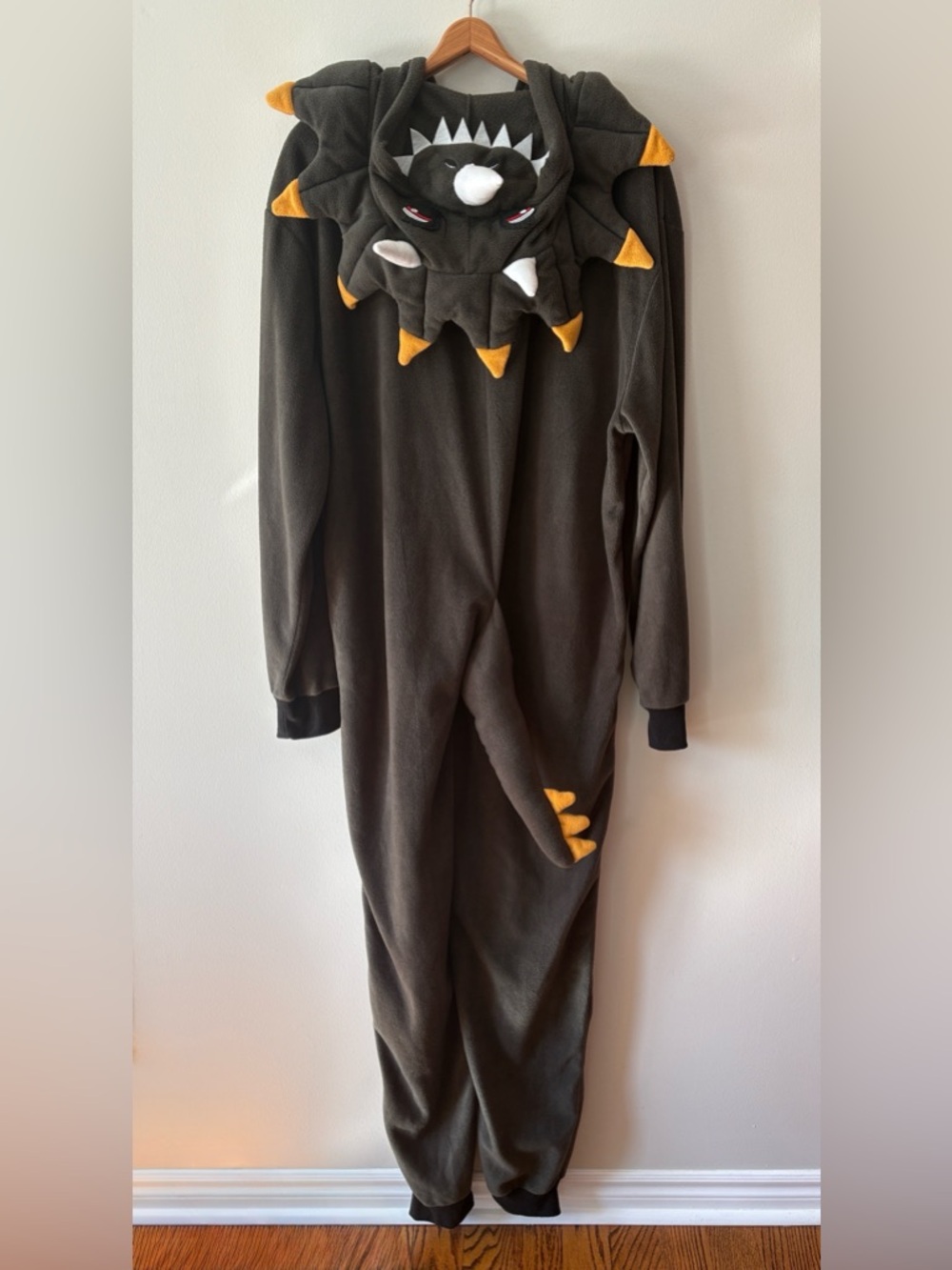 Bluenotes Triceratops Onsie Green Gold Size XL